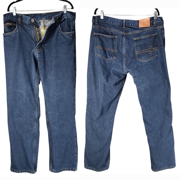 Scorpion EXO Covert Pro Motorcycle Riding Jeans Mens 36 Denim Moto Flannel Lined - Picture 1 of 14